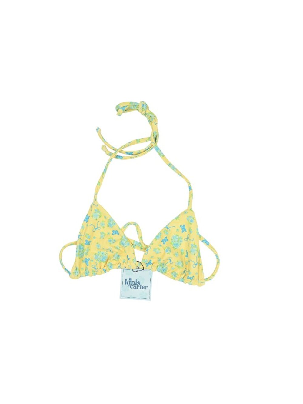 Kinis by Carter Briar Bikini Top in Bows & Butterflies